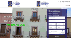 Desktop Screenshot of hotelcasasantalucia.com